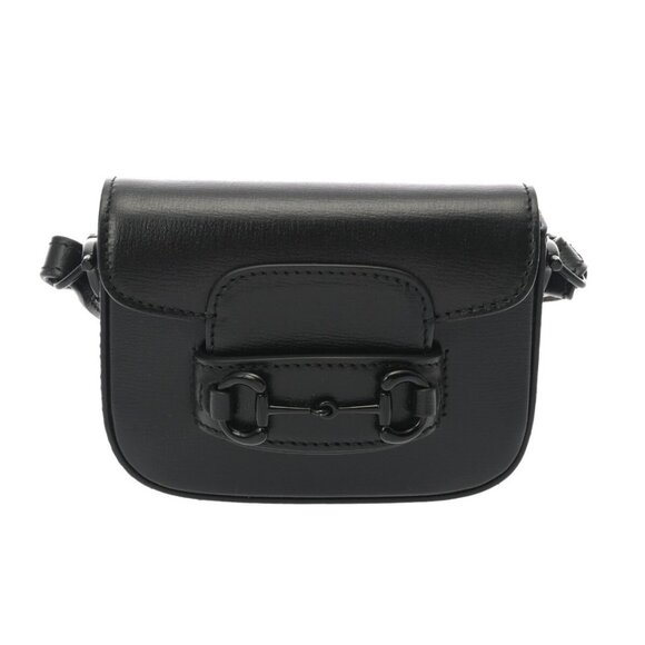 GUCCI Mini Horsebit 1955 2WAY Bag Black/Noir 726863 shoulder bag 800000137110000 - Picture 1 of 8